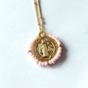 Wholesale Jewelry Geometric Bead Chain Necklace Copper Handmade For Women