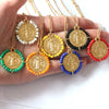 Wholesale Jewelry Geometric Bead Chain Necklace Copper Handmade For Women