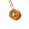 Wholesale Jewelry Geometric Bead Chain Necklace Copper Handmade For Women