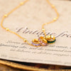 Wholesale Jewelry Geometric Copper Alloy Zircon Pendant Necklace With Electroplating For Women
