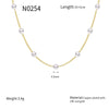 Wholesale Jewelry Geometric Copper Beaded Clavicle Necklace With Electroplating And Silver Plated Pendant