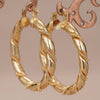 Wholesale Jewelry Geometric Copper Electroplated Highend Light Luxury Women's Ring Ear Buckle