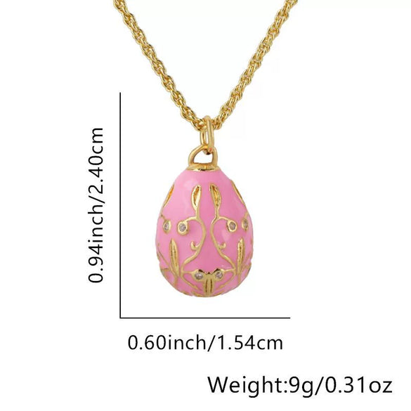 Wholesale Jewelry Geometric Copper Electroplating Dripping Oil Pendant Necklace