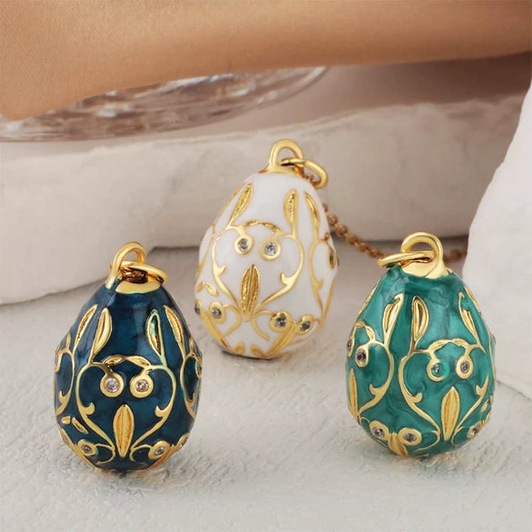 Wholesale Jewelry Geometric Copper Electroplating Dripping Oil Pendant Necklace