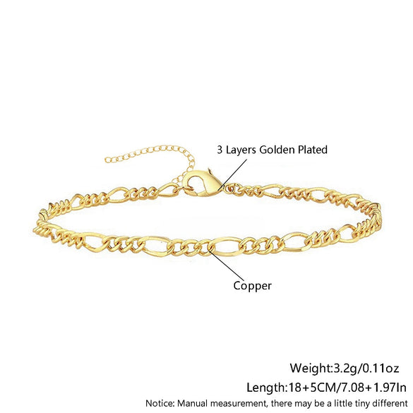 Wholesale Jewelry Geometric Copper Gold Plated Bracelet And Necklace Set