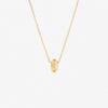 Wholesale Jewelry Geometric Copper Inlaid Zircon Small Circle Ring Pendant Water Wave Chain Necklace For Women