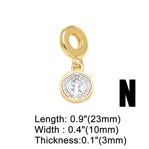 Wholesale Jewelry Geometric Copper 18K Gold Plated Electroplating Love Cross Bracelet Unisex Accessories