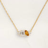 Wholesale Jewelry Geometric Copper Microinlaid Zircon Ochain Women's Personality Necklace