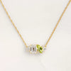 Wholesale Jewelry Geometric Copper Microinlaid Zircon Ochain Women's Personality Necklace