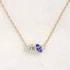 Wholesale Jewelry Geometric Copper Microinlaid Zircon Ochain Women's Personality Necklace