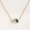 Wholesale Jewelry Geometric Copper Microinlaid Zircon Ochain Women's Personality Necklace