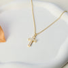 Wholesale Jewelry Geometric Copper Real Gold Plated Pendant Necklace For Women