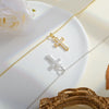 Wholesale Jewelry Geometric Copper Real Gold Plated Pendant Necklace For Women
