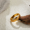Wholesale Jewelry Geometric Copper Ring Electroplated With 18K Gold For Women