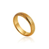 Wholesale Jewelry Geometric Copper Ring Electroplated With 18K Gold For Women