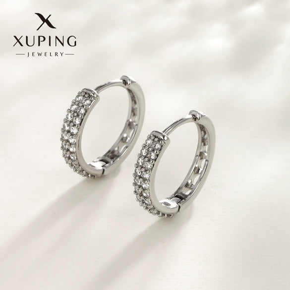Wholesale Jewelry Geometric Copper Zinc Alloy Electroplated Earrings