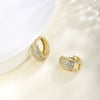 Wholesale Jewelry Geometric Copper Zinc Alloy Gold Plated Earrings For Women