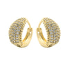 Wholesale Jewelry Geometric Copper Zinc Alloy Gold Plated Earrings For Women