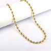 Wholesale Jewelry Geometric Gold Plated Copper Beads Electroplated Adjustable Necklace Unisex With Water Wave Chain And Mixed Gem Inlay