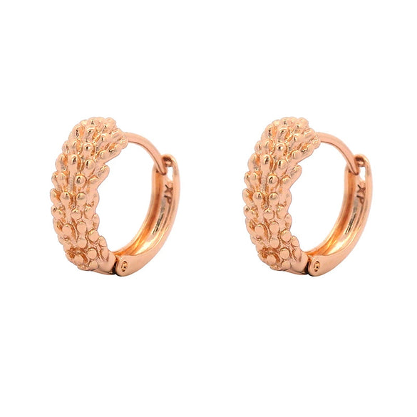 Wholesale Jewelry Geometric Gold Plated Copper Wheat Earrings For Women