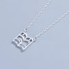 Wholesale Jewelry Geometric Hollow S925 Sterling Silver Necklace For Women