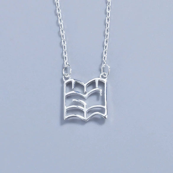 Wholesale Jewelry Geometric Hollow S925 Sterling Silver Necklace For Women