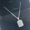 Wholesale Jewelry Geometric Mixed Gem Inlay Copper Ochain Women's Necklace