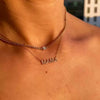 Wholesale Jewelry Geometric Pattern Stainless Steel Vacuum Real Gold Plated Necklace For Women