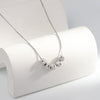 Wholesale Jewelry Geometric S925 Sterling Silver Electroplated Box Clavicle Chain