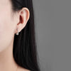Wholesale Jewelry Geometric S925 Sterling Silver Electroplated Ear Stud For Women