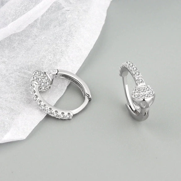 Wholesale Jewelry Geometric S925 Sterling Silver Electroplated Ear Stud For Women