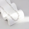 Wholesale Jewelry Geometric S925 Sterling Silver Electroplated Necklace For Women