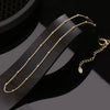 Wholesale Jewelry Geometric S925 Sterling Silver 14K Gold Bead Necklace With Electroplating