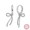 Wholesale Jewelry Geometric S925 Sterling Silver Knot Hollow Earrings
