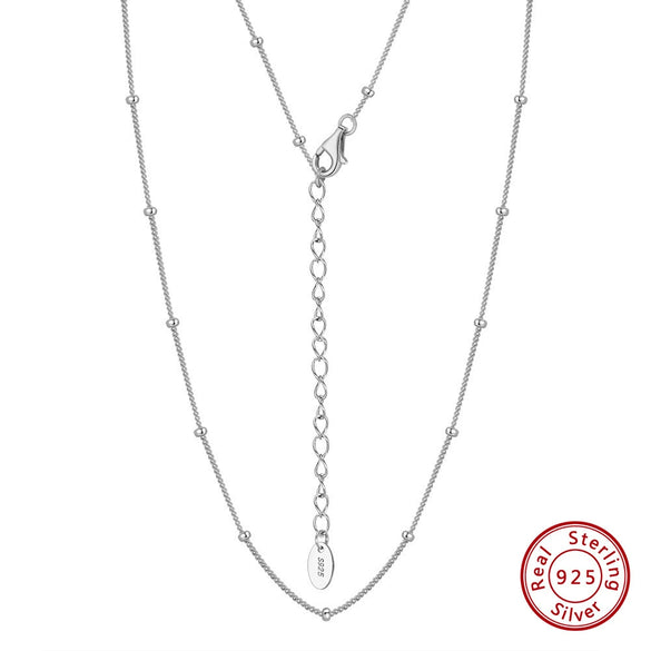 Wholesale Jewelry Geometric S925 Sterling Silver Necklace With 14K Gold Plated Adjustable Chain