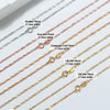 Wholesale Jewelry Geometric S925 Sterling Silver Twisted Chain Electroplated