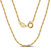 Wholesale Jewelry Geometric S925 Sterling Silver Twisted Chain Electroplated