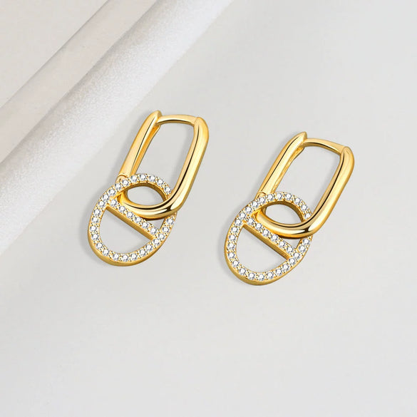 Wholesale Jewelry Geometric Silver Electroplated Earrings And Bracelet