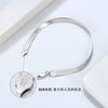 Wholesale Jewelry Geometric Silver 925 Silver Electroplated Herringbone Chain Bracelet