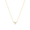 Wholesale Jewelry Geometric Square Round Diamond 925 Sterling Silver Electroplating O Chain Clavicle Necklace For Women