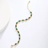 Wholesale Jewelry Geometric Square 925 Sterling Silver Inlaid Zircon Unisex Bracelet