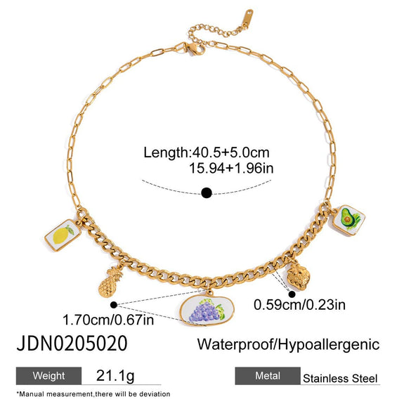 Wholesale Jewelry Geometric Stainless Steel And Titanium Steel Old Style Chain With Electroplating
