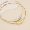 Wholesale Jewelry Geometric Stainless Steel Collar Exaggerated Personality Necklace With Electroplating