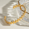 Wholesale Jewelry Geometric Stainless Steel Electroplated Bracelet