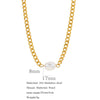 Wholesale Jewelry Geometric Stainless Steel Electroplated Pearl Clavicle Chain And Bracelet Two Piece Set Unisex