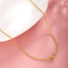 Wholesale Jewelry Geometric 316 Stainless Steel Gold Plated Square Chain Necklace For Men And Women