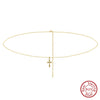 Wholesale Jewelry Geometric 925 Sterling Silver Electroplated Thin Chain Body Chain