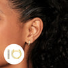 Wholesale Jewelry Geometric Sterling Silver 925 Inlaid Zircon Women's Earrings