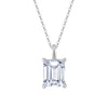 Wholesale Jewelry Geometric Sterling Silver 925 Moissanite Electroplated Necklace And Earrings For Women