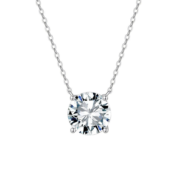 Wholesale Jewelry Geometric Sterling Silver 925 Moissanite Electroplated Necklace And Earrings For Women